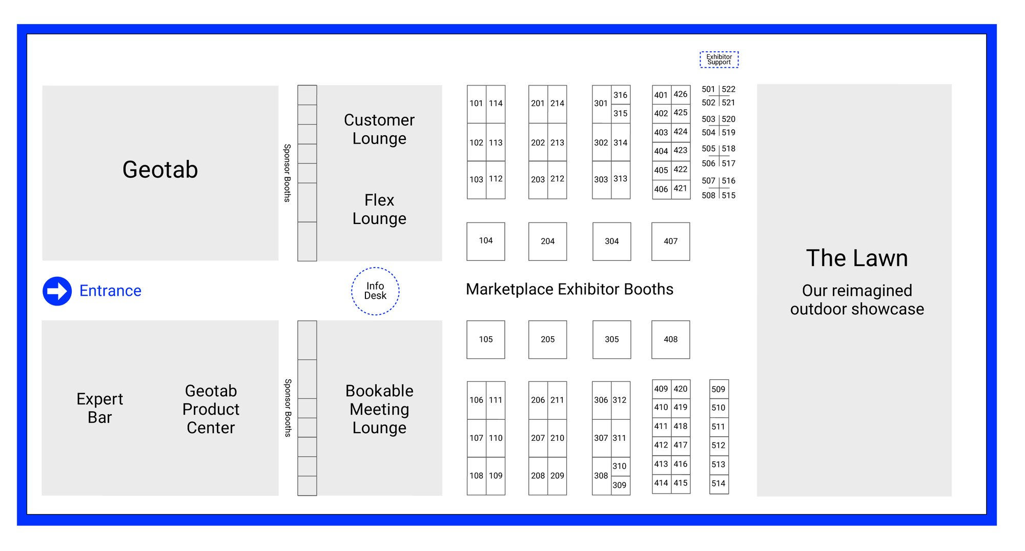 Geotab Connect 2026 Show Floor Map